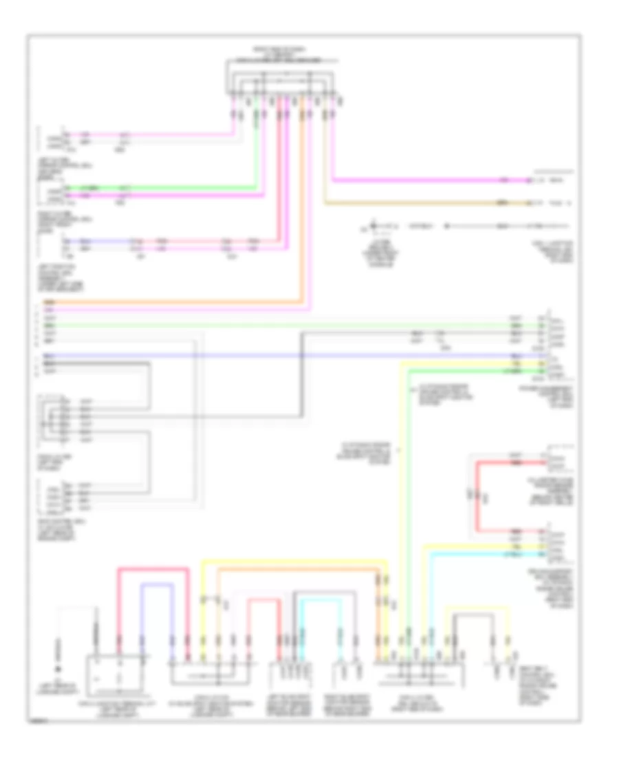 Электросхема линии передачи данных CAN, гибрид (2 из 2) для Toyota Avalon XLE 2014