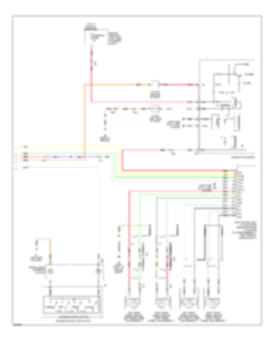 Электросхема системы круизконтроля, гибрид (2 из 2) для Toyota Avalon XLE 2014