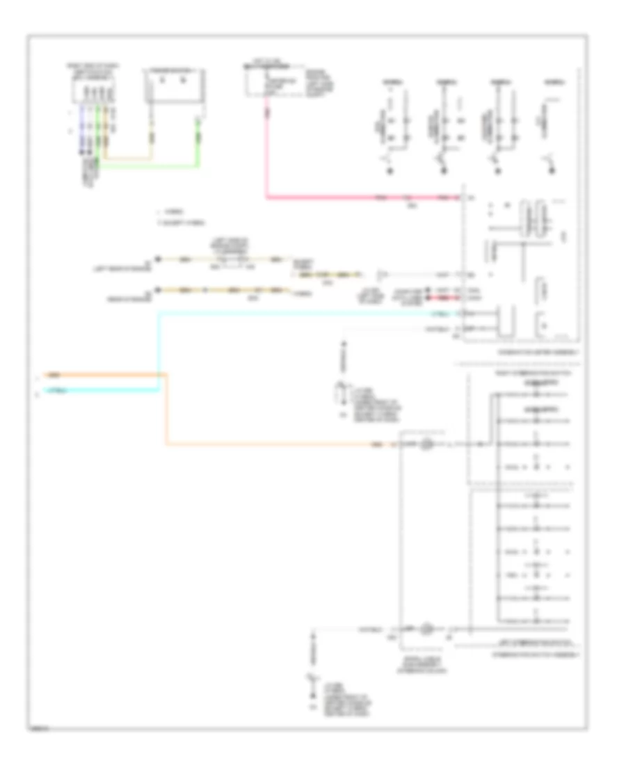 Электросхема подсветки приборов (3 из 3) для Toyota Avalon XLE 2014