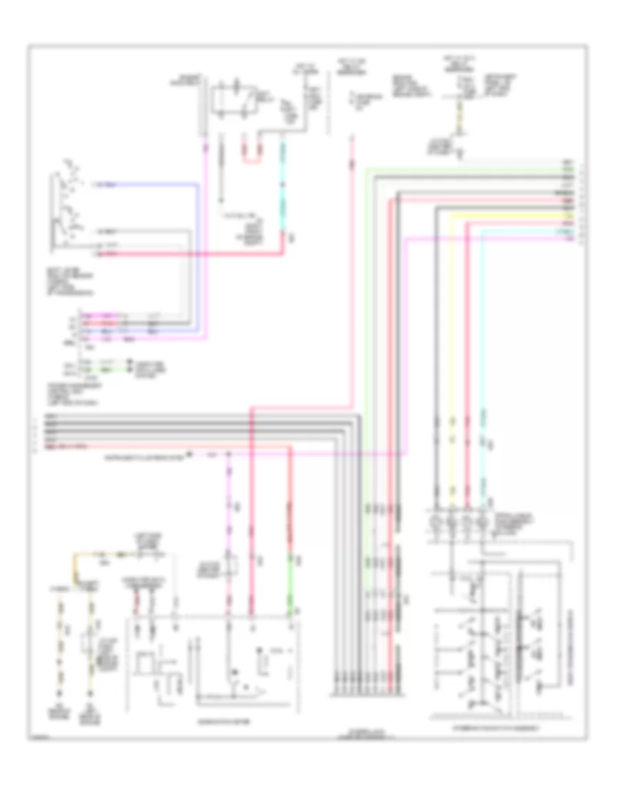 Электросхема навигации GPS, с 9 спикерами (2 из 4) для Toyota Avalon XLE 2014