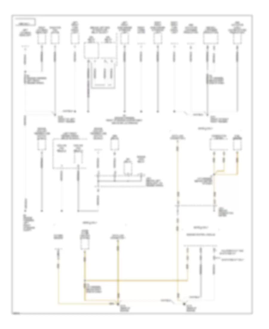 Электросхема подключение массы заземления (2 из 6) для Toyota Camry LE 1996