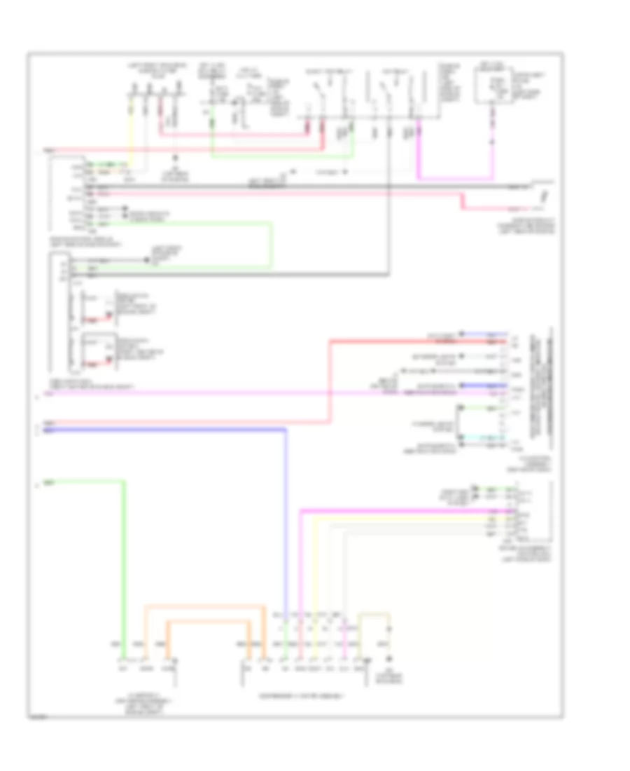 Электросхема кондиционера, Гибрид (3 из 3) для Toyota Camry L 2014