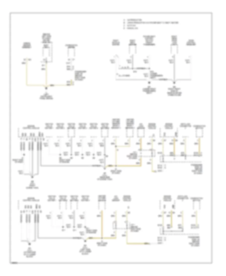 Электросхема подключение массы заземления (2 из 4) для Toyota Camry SE 2002