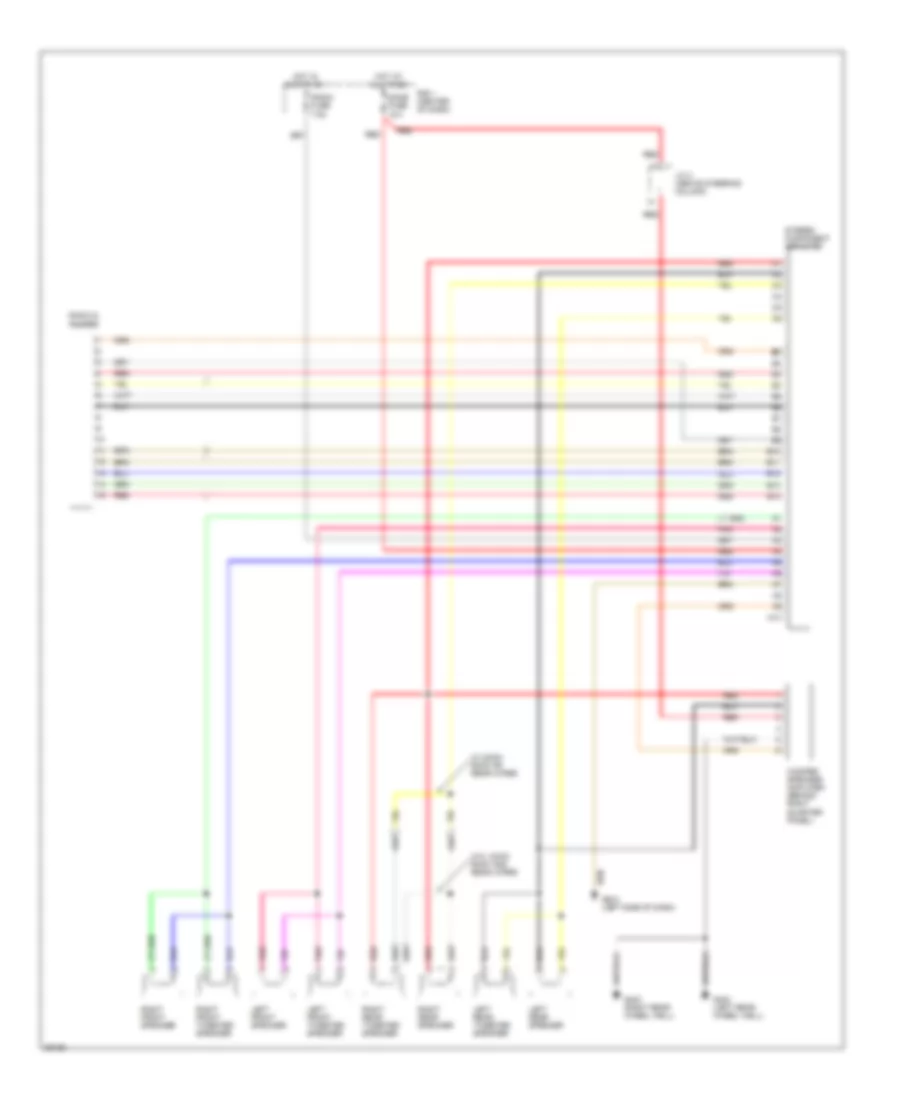 Все схемы для электропроводки Toyota Previa DX 1992 Wiring diagrams