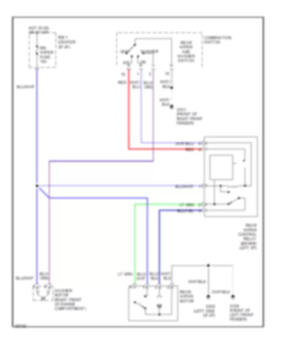 Все схемы для электропроводки Toyota Previa DX 1992 Wiring diagrams