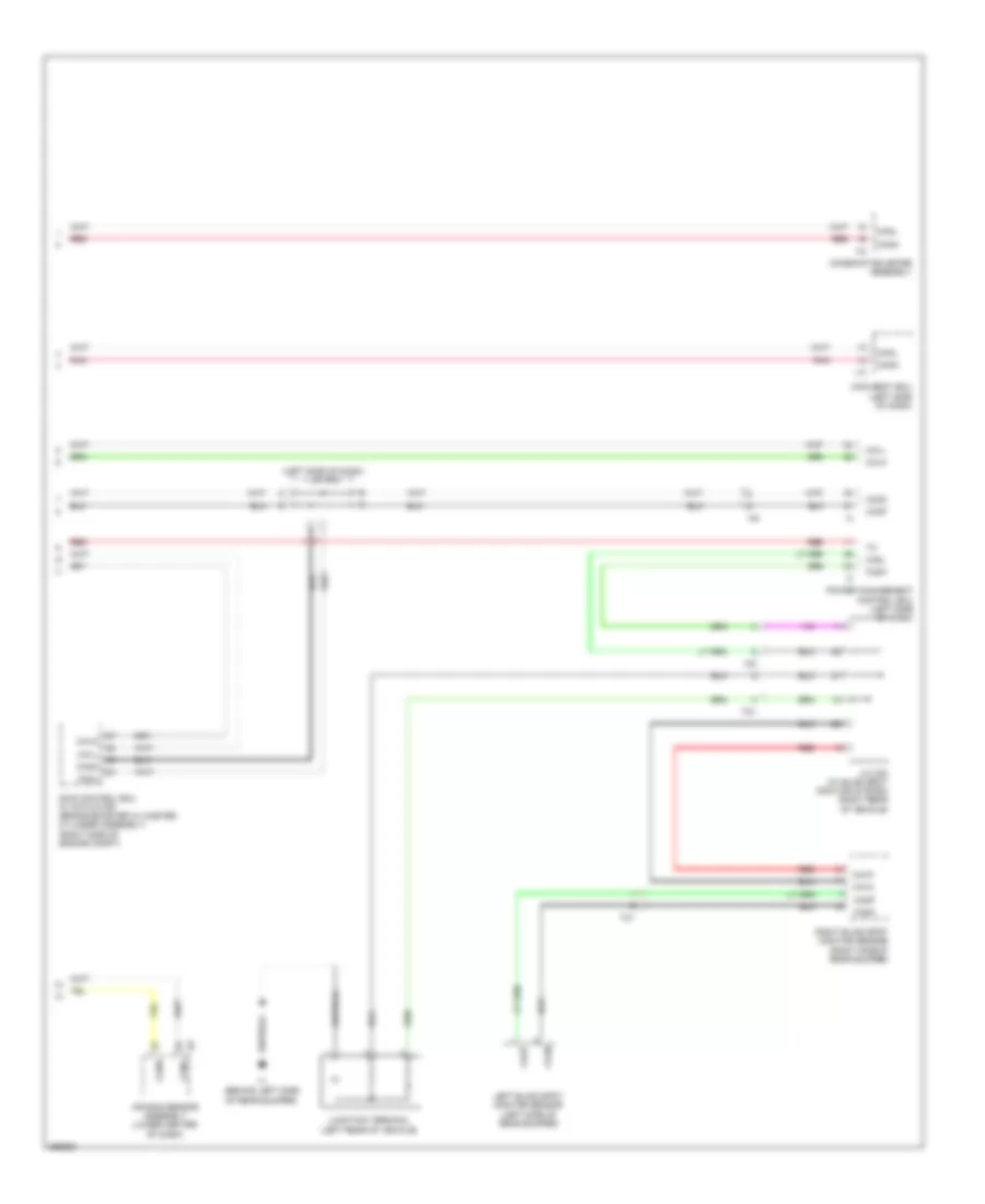 Электросхема линии передачи данных CAN, гибрид (2 из 2) для Toyota Camry LE 2014