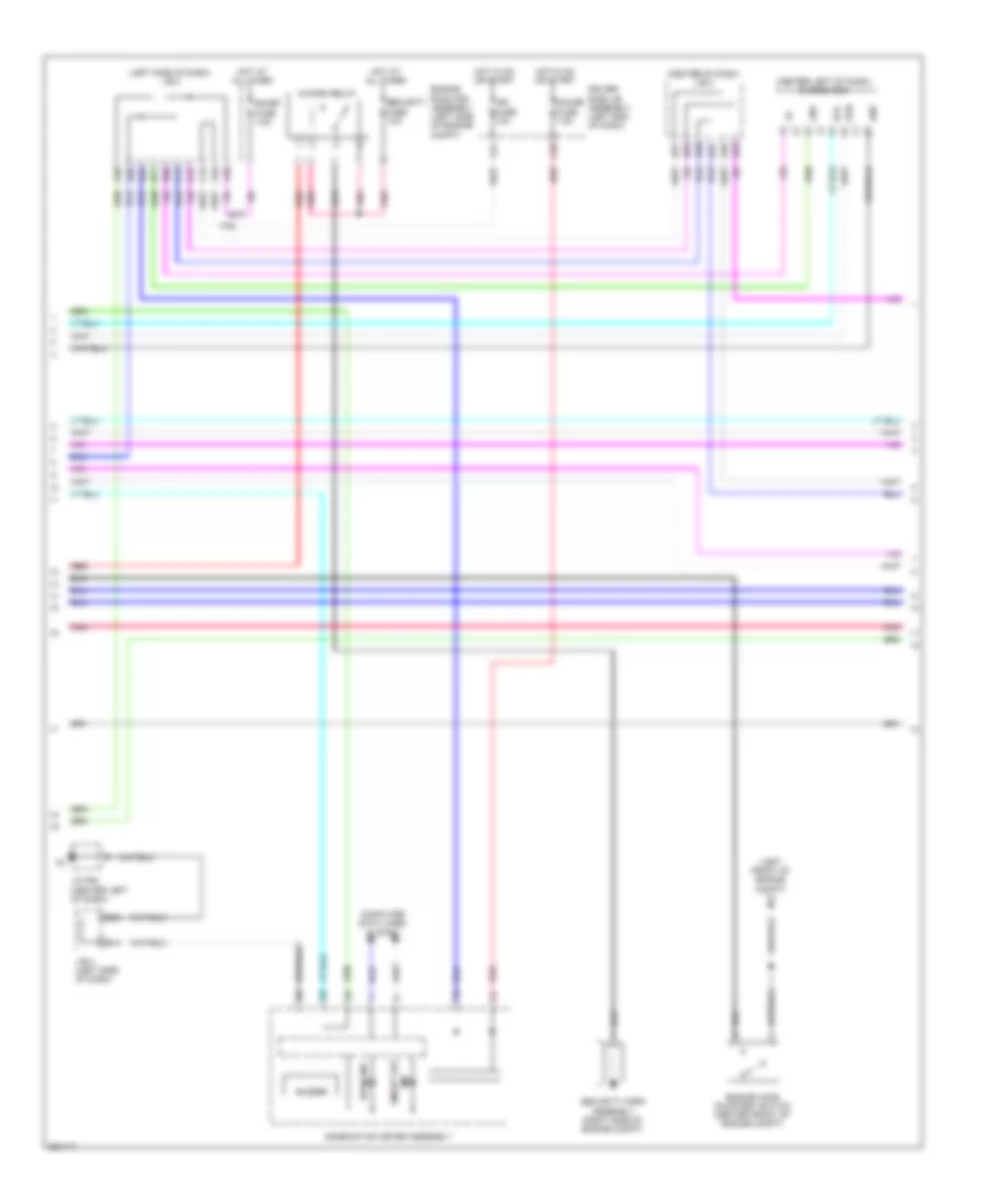 Электросхема центрального замка, С Система безключевого доступа (4 из 5) для Toyota 4Runner Limited 2012
