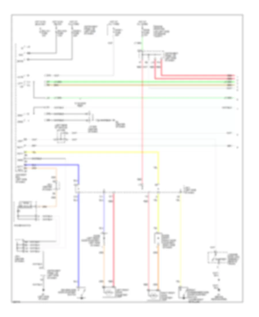 Электросхема подсветки, гибрид (1 из 2) для Toyota Camry LE 2007