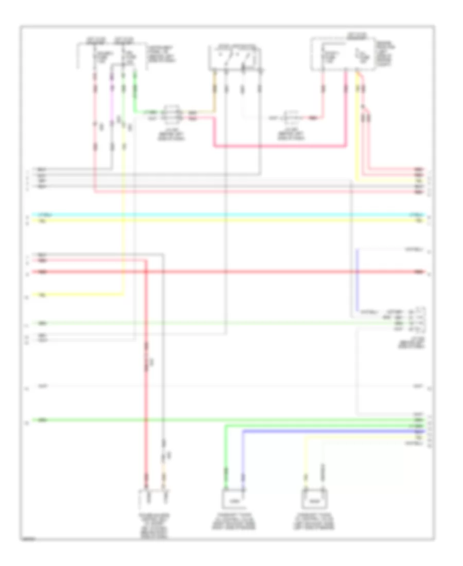3.5L, Электросхема системы управления двигателем (2 из 5) для Toyota Avalon 2012