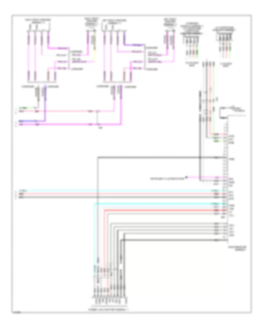 Radio Wiring Diagram, without Radio & Display Receiver Type (2 из 2) для Toyota Corolla S 2014