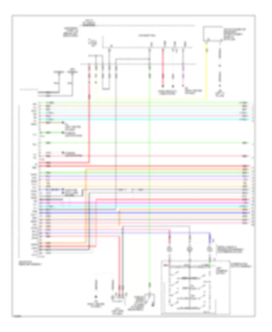схема с 12 акустическими системами (1 из 7) для Toyota Highlander LE 2014