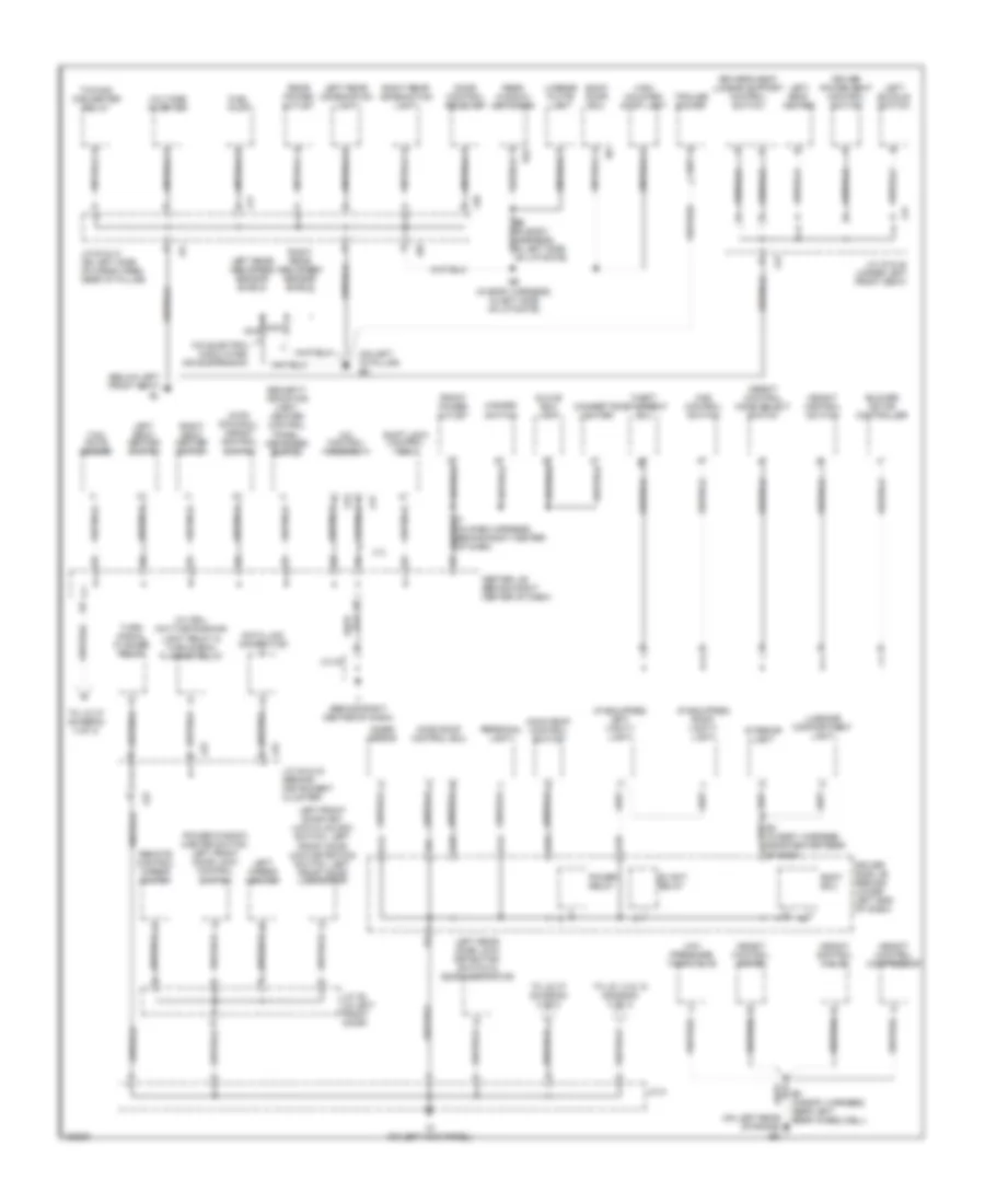 Электросхема подключение массы заземления (2 из 3) для Toyota 4Runner Limited 2005