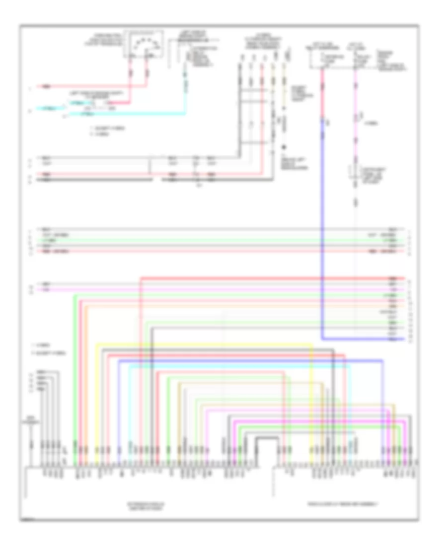 Схема С 10 акустическими системами, без Мультимедийный Модуль (2 из 4) для Toyota Camry Hybrid XLE 2012