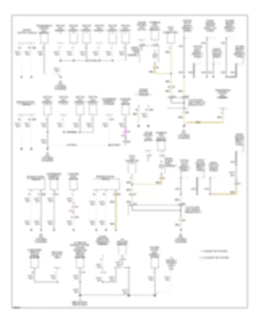 Электросхема подключение массы заземления, кроме гибрида (2 из 5) для Toyota Camry Hybrid XLE 2012