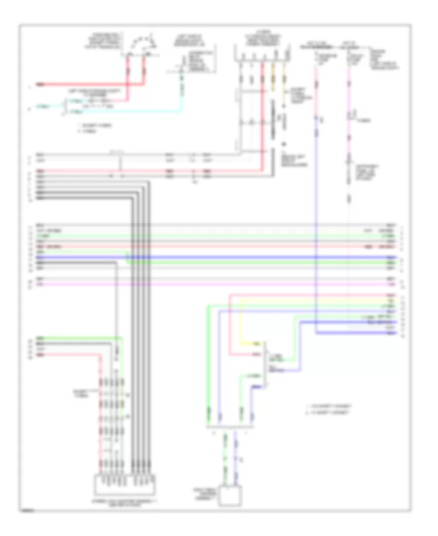 Электросхема навигации GPS, С 10 спикерами С Мультимедийный Модуль (2 из 4) для Toyota Camry L 2012