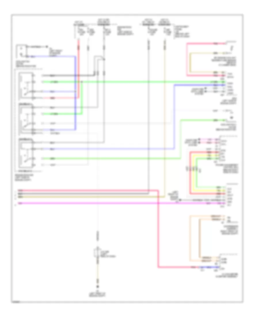 Электросхема кондиционера (3 из 3) для Toyota Prius V 2014