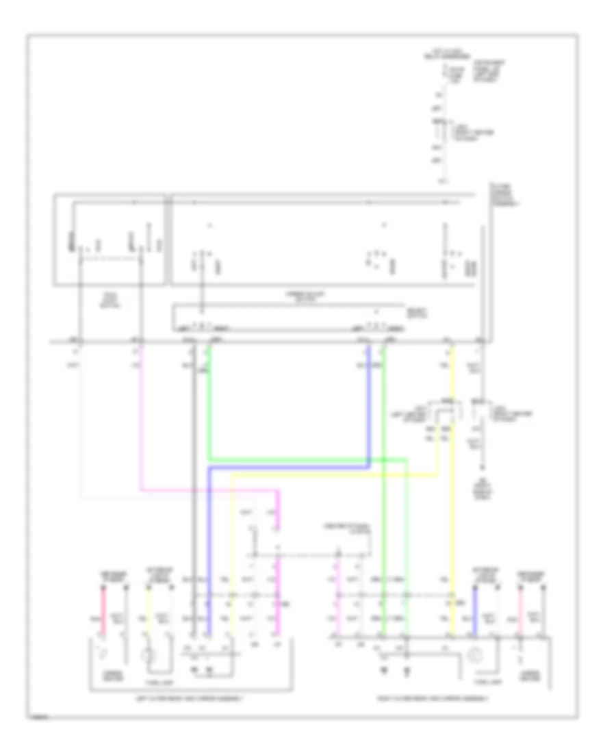 Power Mirrors Wiring Diagram, EV для Toyota RAV4 EV 2014