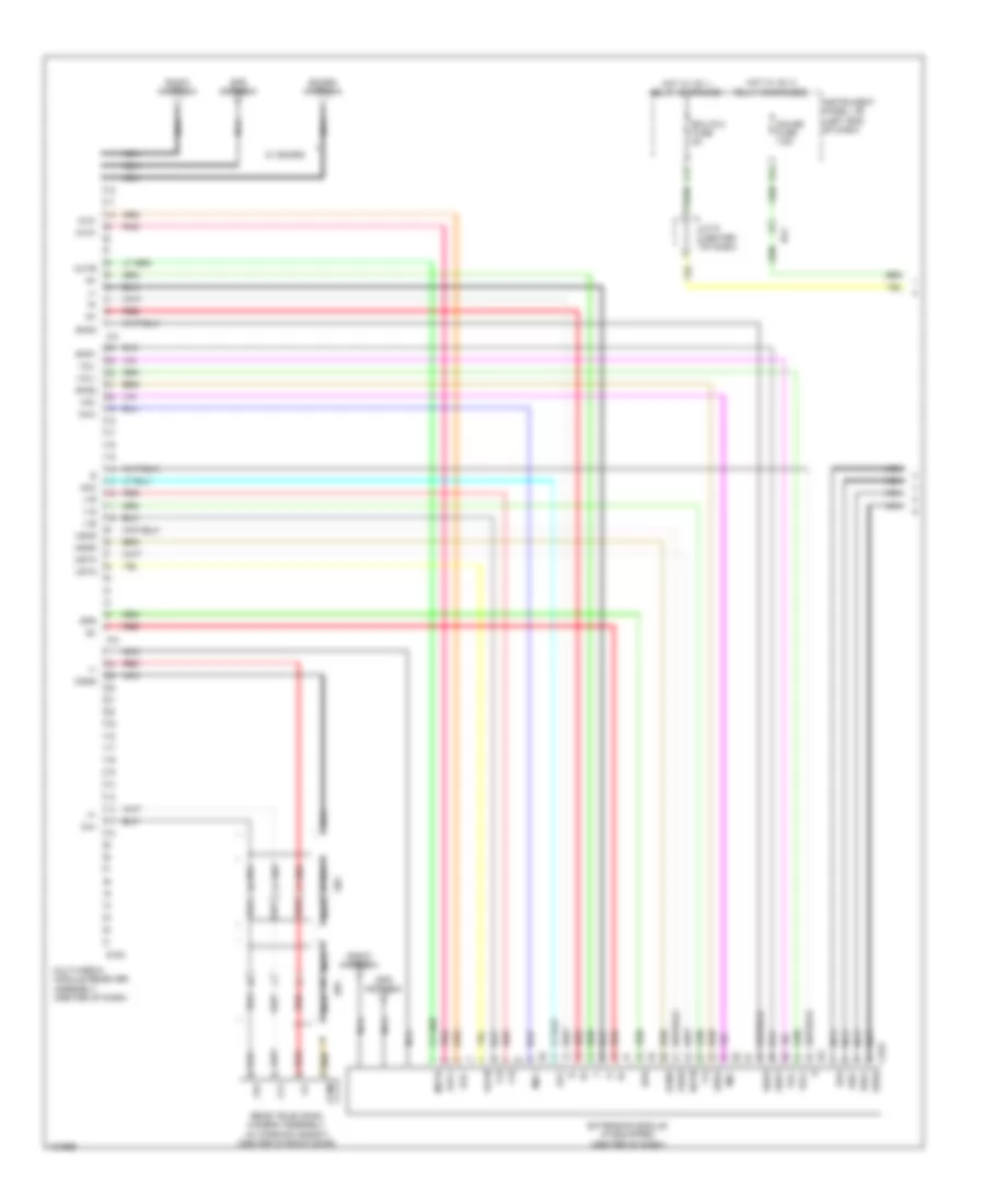 Radio Wiring Diagram, Except EV withBuilt-in Amplifier & Multi-Media Module (1 из 4) для Toyota RAV4 EV 2014
