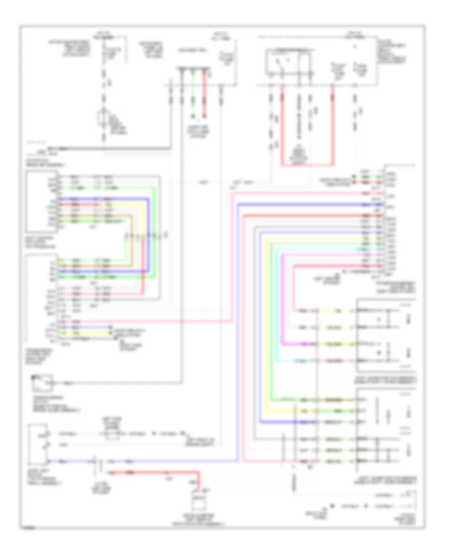 Shift Interlock Wiring Diagram, EV для Toyota RAV4 EV 2014