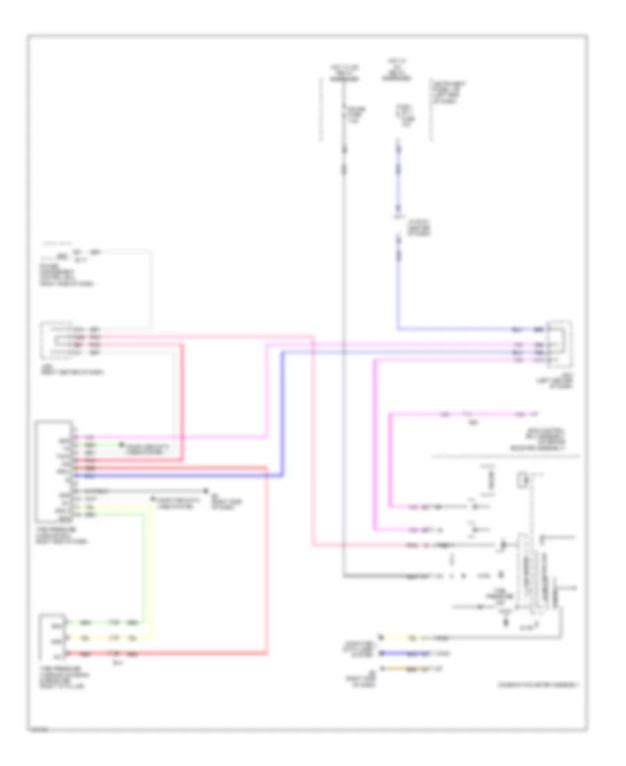 Tire Pressure Monitoring Wiring Diagram, EV для Toyota RAV4 EV 2014