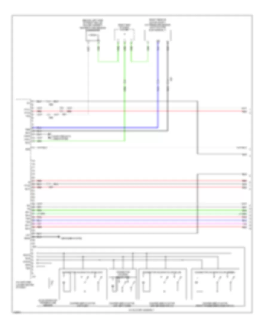 Automatic A/C Wiring Diagram, EV (1 из 5) для Toyota RAV4 EV 2014