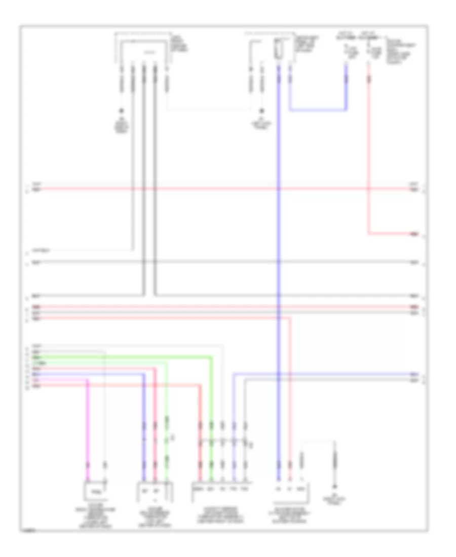 Automatic A/C Wiring Diagram, EV (2 из 5) для Toyota RAV4 EV 2014