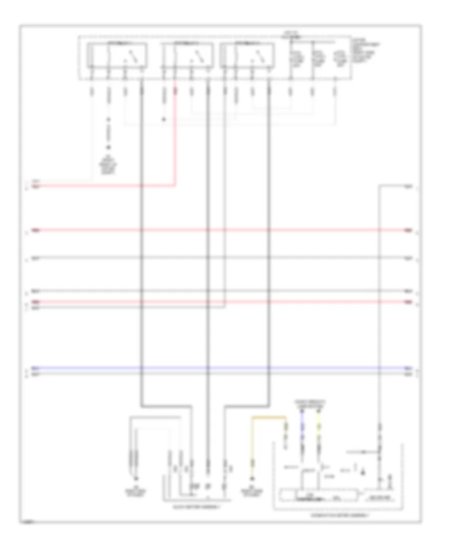 Automatic A/C Wiring Diagram, EV (3 из 5) для Toyota RAV4 EV 2014