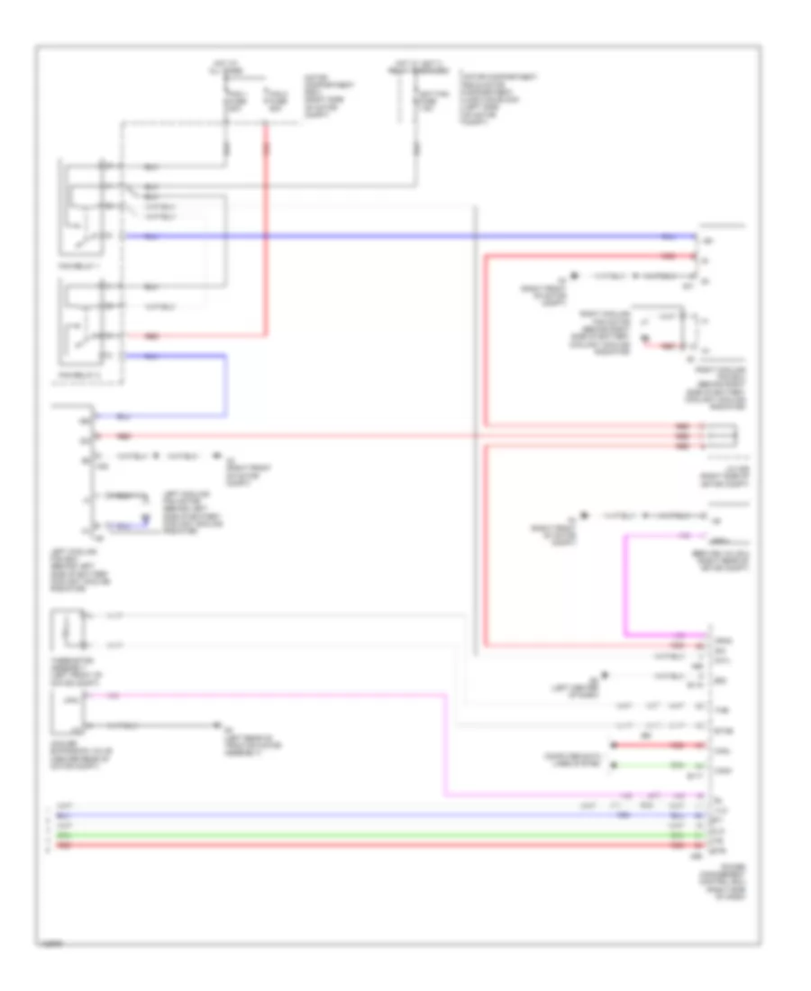 Automatic A/C Wiring Diagram, EV (5 из 5) для Toyota RAV4 EV 2014