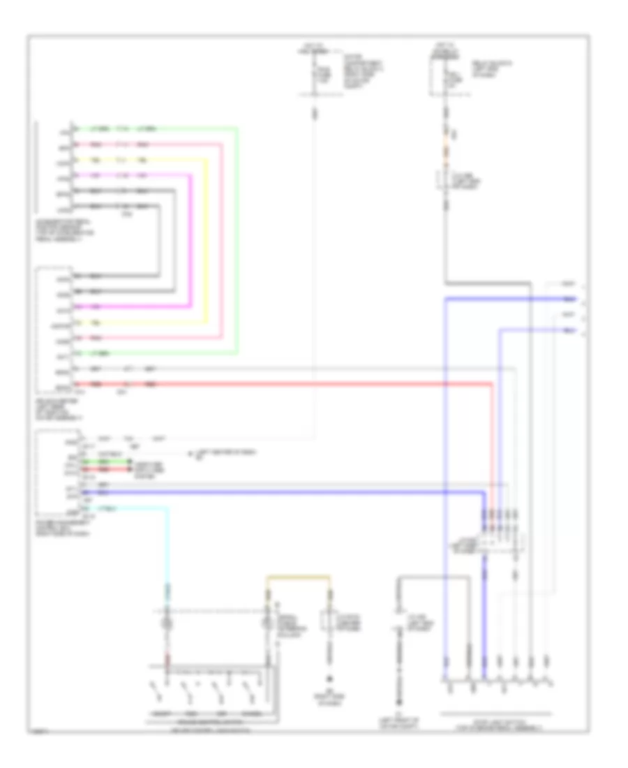 Cruise Control Wiring Diagram, EV (1 из 2) для Toyota RAV4 EV 2014