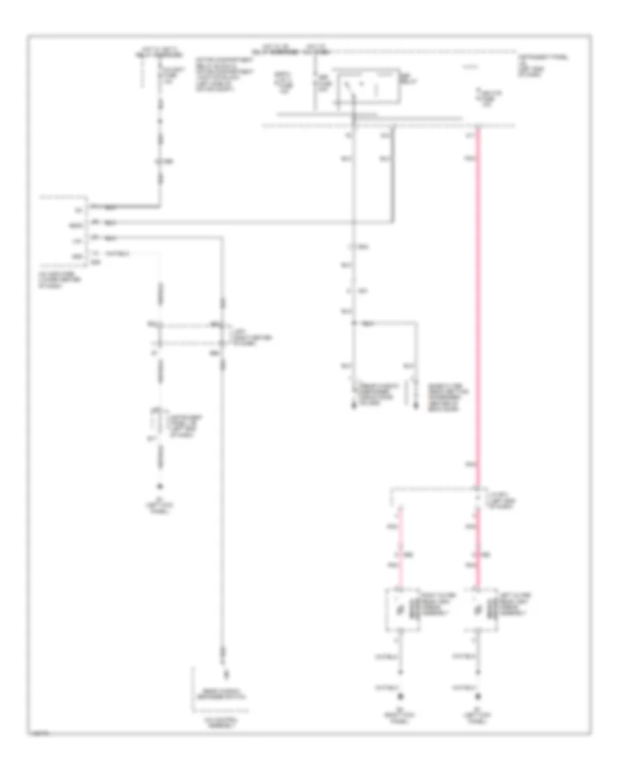 Mirror Heater & Rear Defogger Wiring Diagram, EV для Toyota RAV4 EV 2014