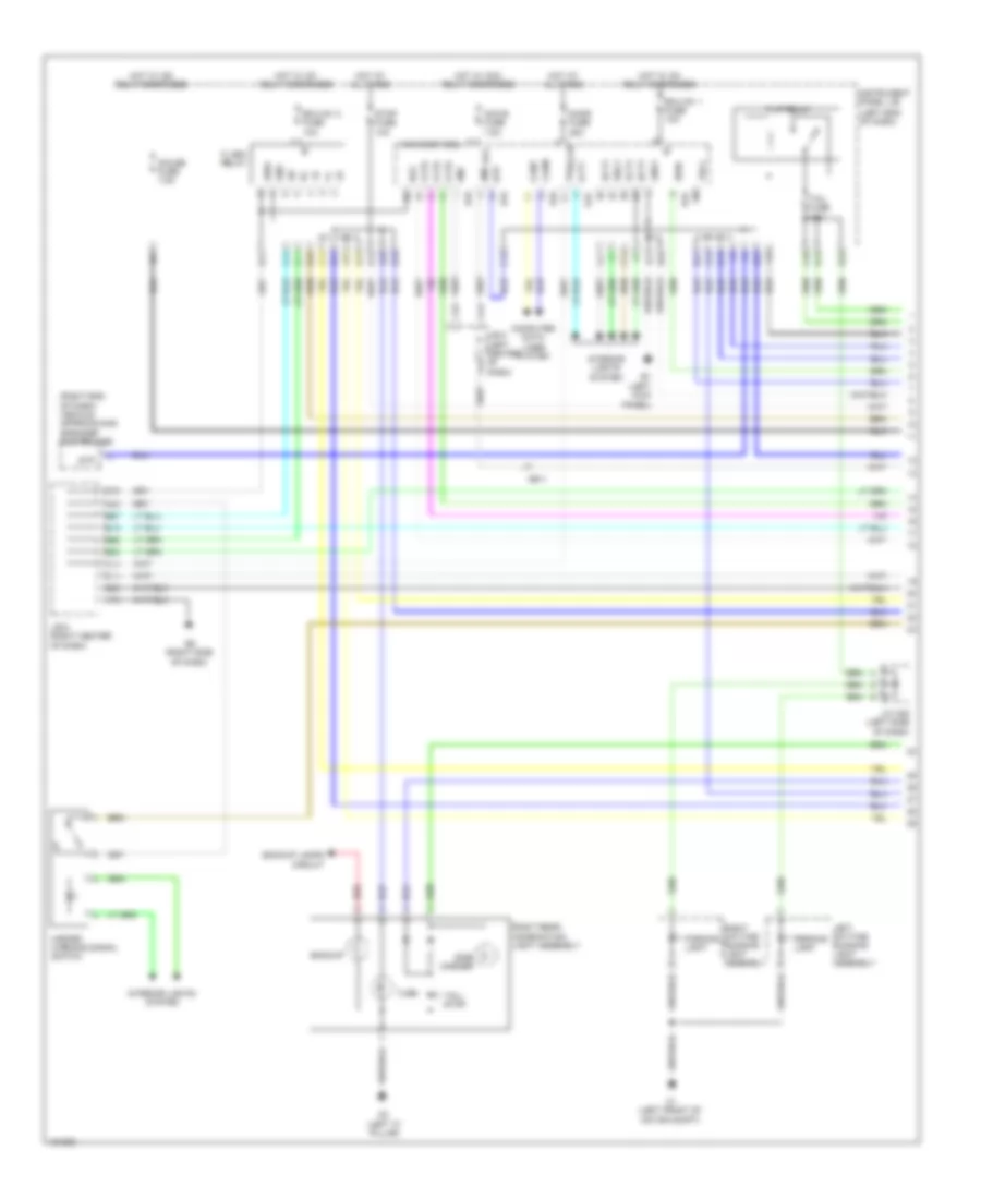 Exterior Lamps Wiring Diagram, EV (1 из 3) для Toyota RAV4 EV 2014