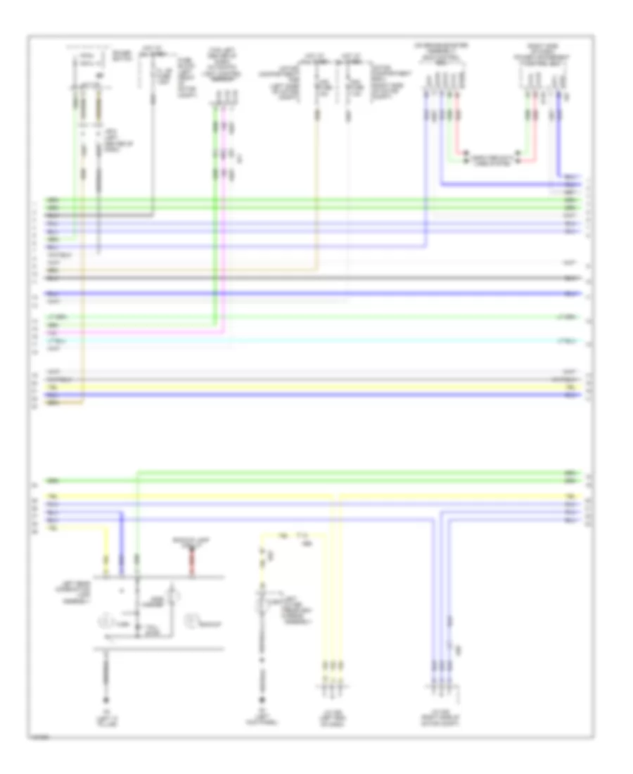 Exterior Lamps Wiring Diagram, EV (2 из 3) для Toyota RAV4 EV 2014