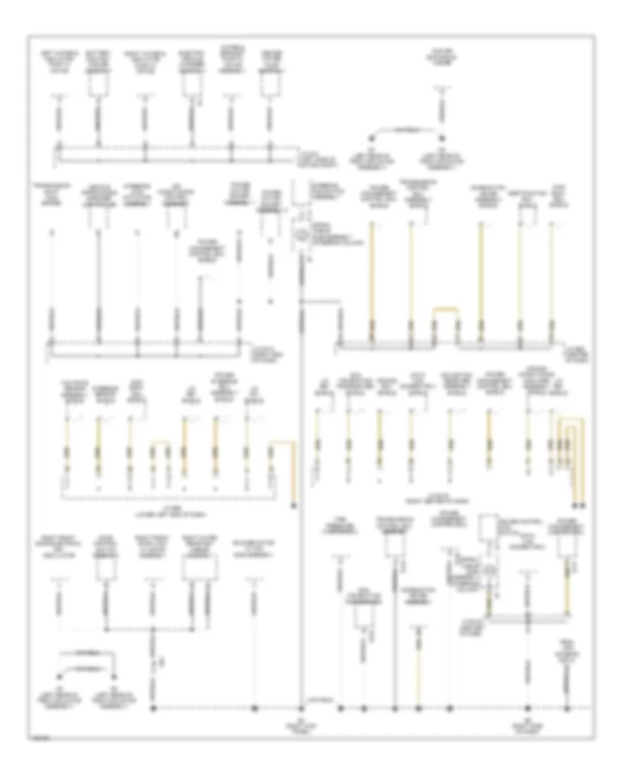 Ground Distribution Wiring Diagram, EV (3 из 4) для Toyota RAV4 EV 2014