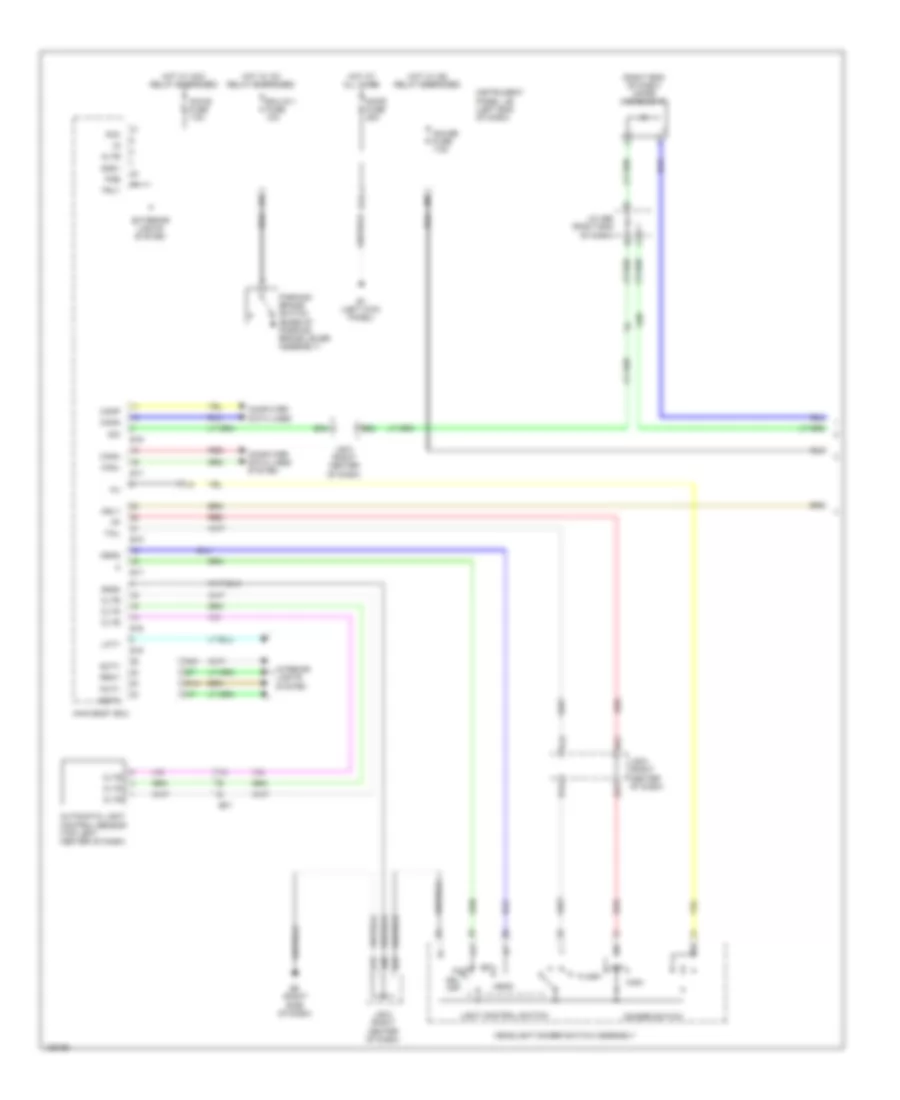 Headlights Wiring Diagram, EV (1 из 2) для Toyota RAV4 EV 2014