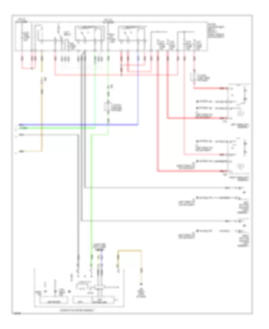 Headlights Wiring Diagram, EV (2 из 2) для Toyota RAV4 EV 2014