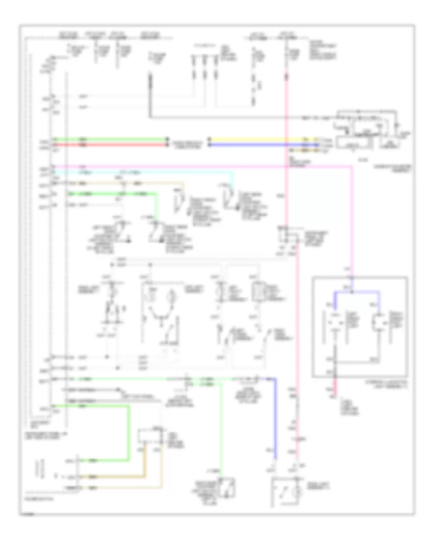 Courtesy Lamps Wiring Diagram, EV для Toyota RAV4 EV 2014