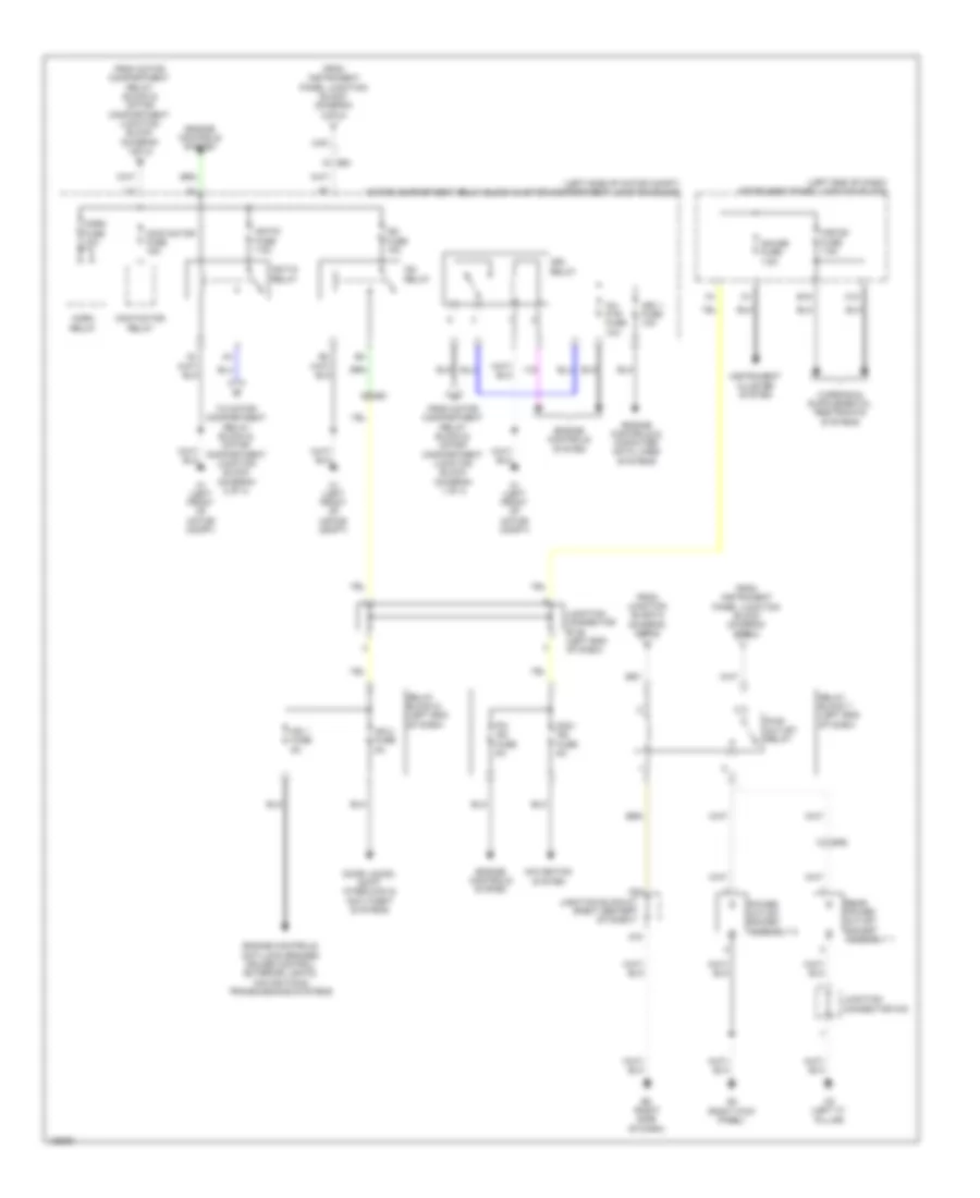 Power Distribution Wiring Diagram, EV (4 из 4) для Toyota RAV4 EV 2014