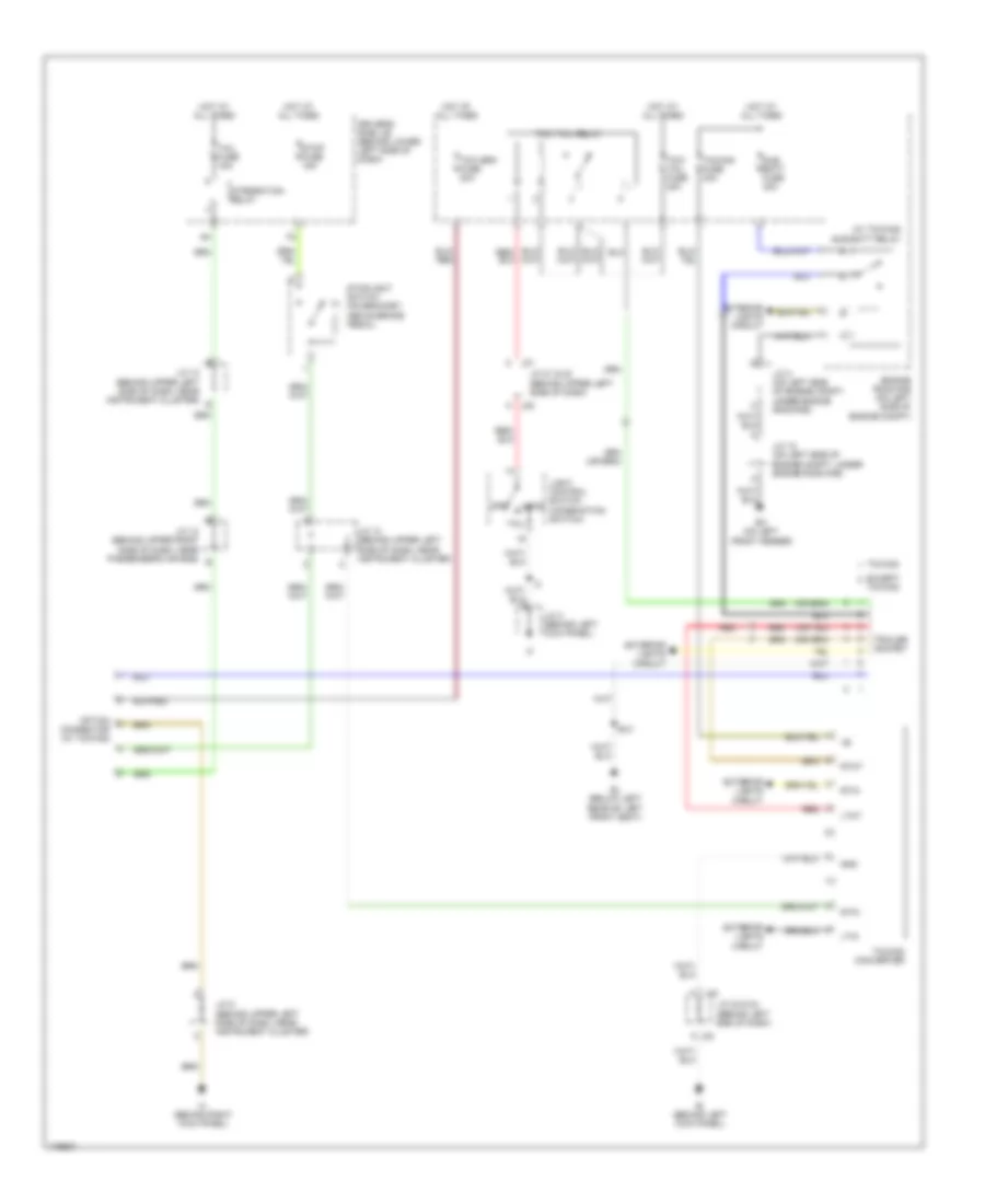 Электросхема розетки подключения прицепа для Toyota Tundra SR5 2003