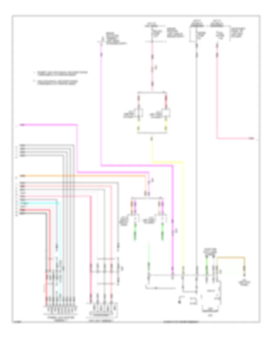 Radio Wiring Diagram, Except EV withBuilt-in Amplifier & Multi-Media Module (3 из 4) для Toyota RAV4 LE 2014