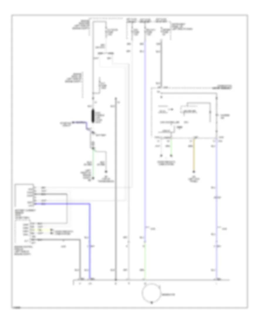 Электросхема Генератора для Toyota RAV4 LE 2014