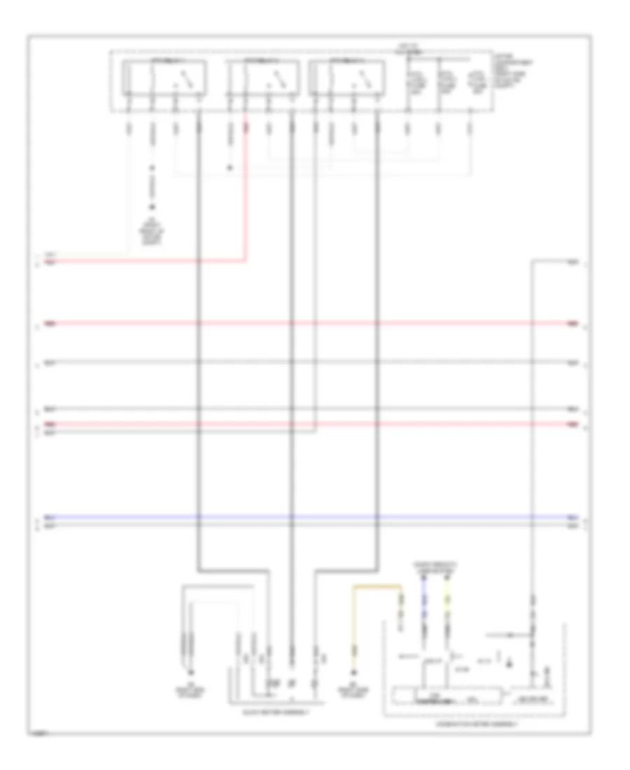 Automatic A/C Wiring Diagram, EV (3 из 5) для Toyota RAV4 LE 2014