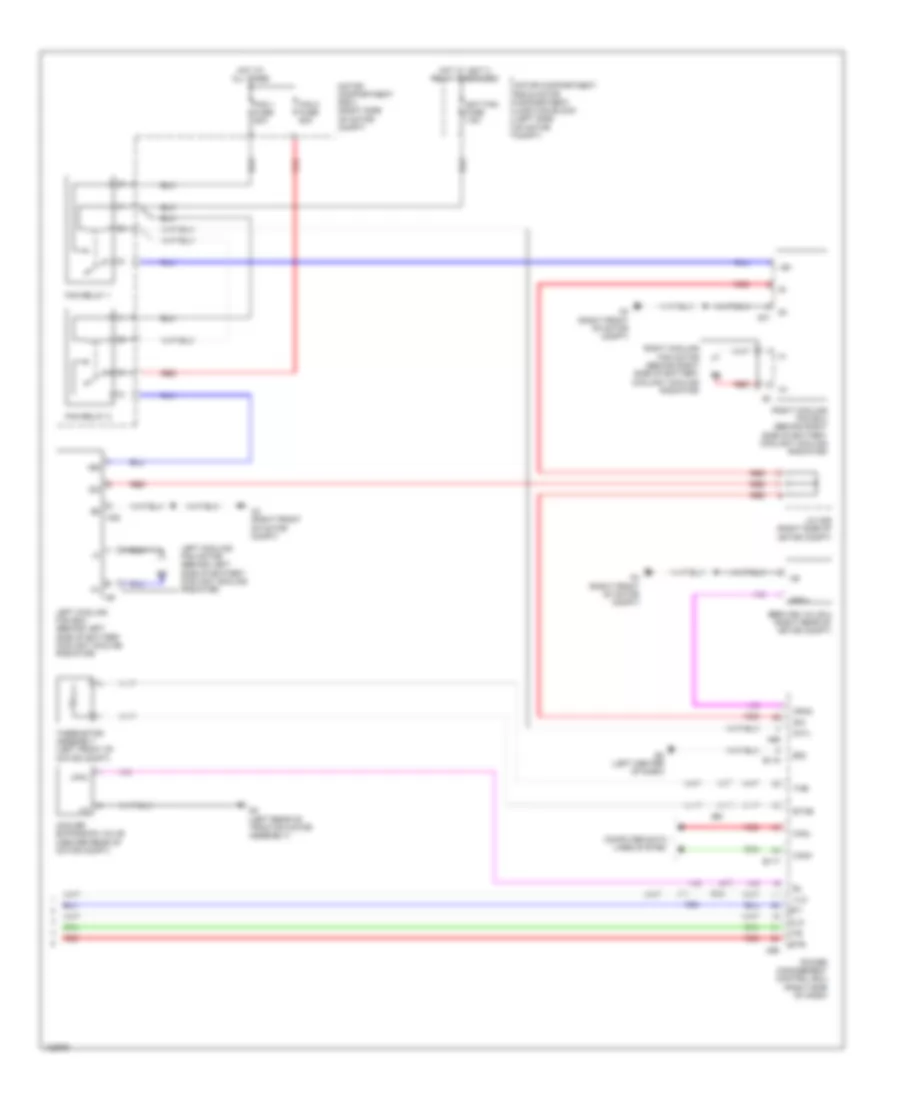 Automatic A/C Wiring Diagram, EV (5 из 5) для Toyota RAV4 LE 2014