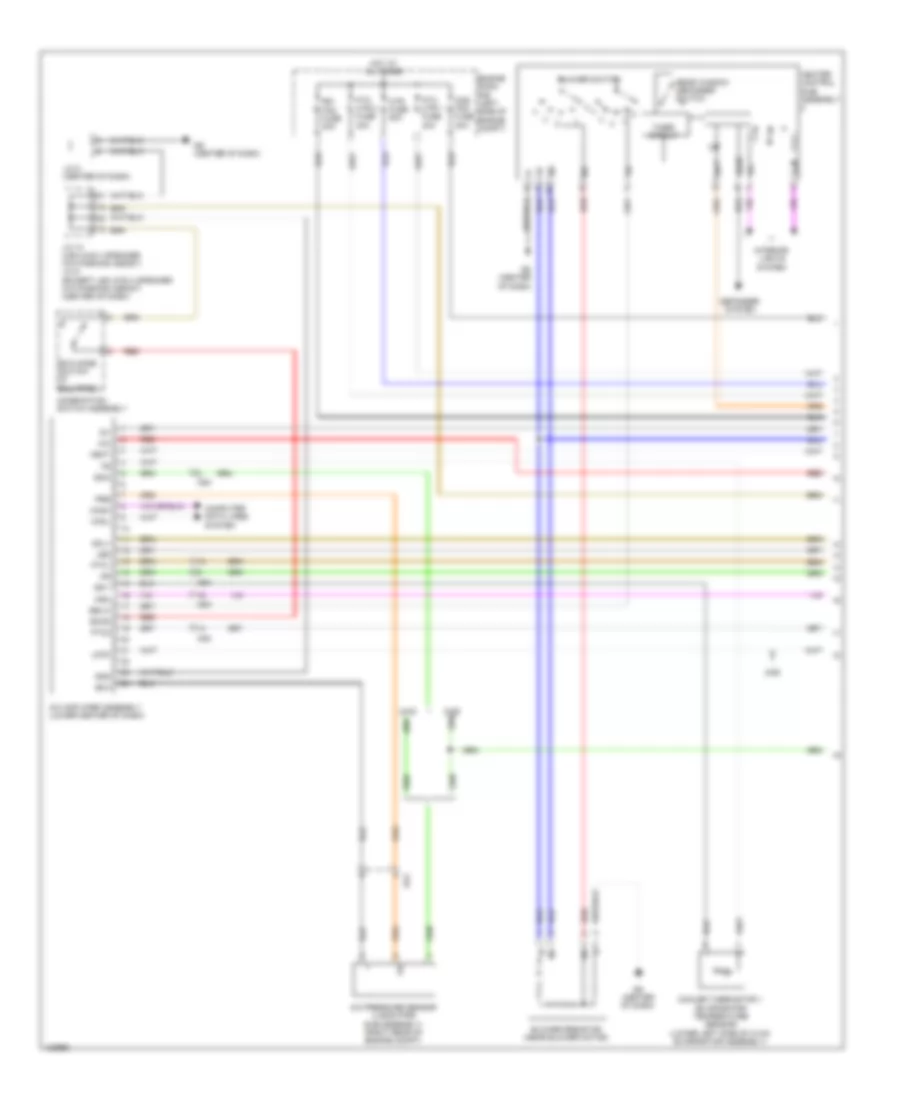 Электросхема кондиционера с ручный управлением (1 из 4) для Toyota RAV4 LE 2014
