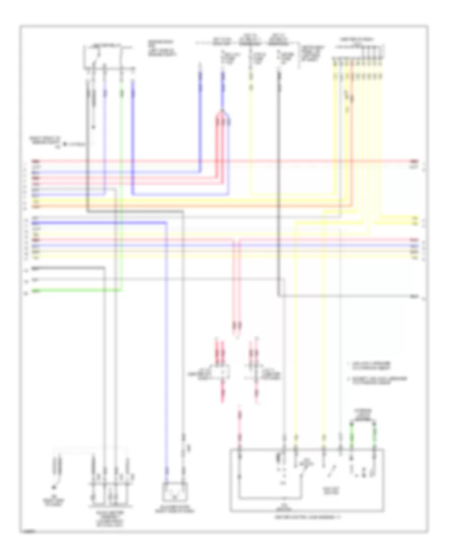Электросхема кондиционера с ручный управлением (3 из 4) для Toyota RAV4 LE 2014