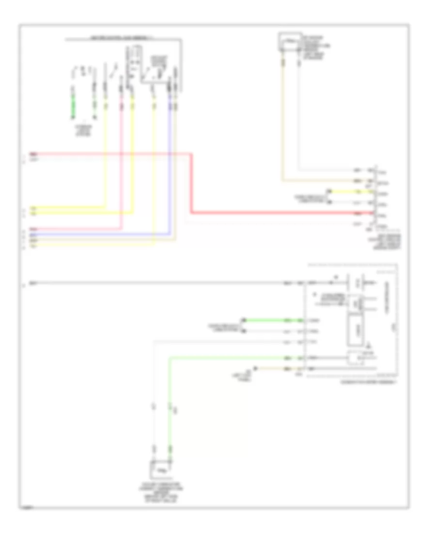 Электросхема кондиционера с ручный управлением (4 из 4) для Toyota RAV4 LE 2014