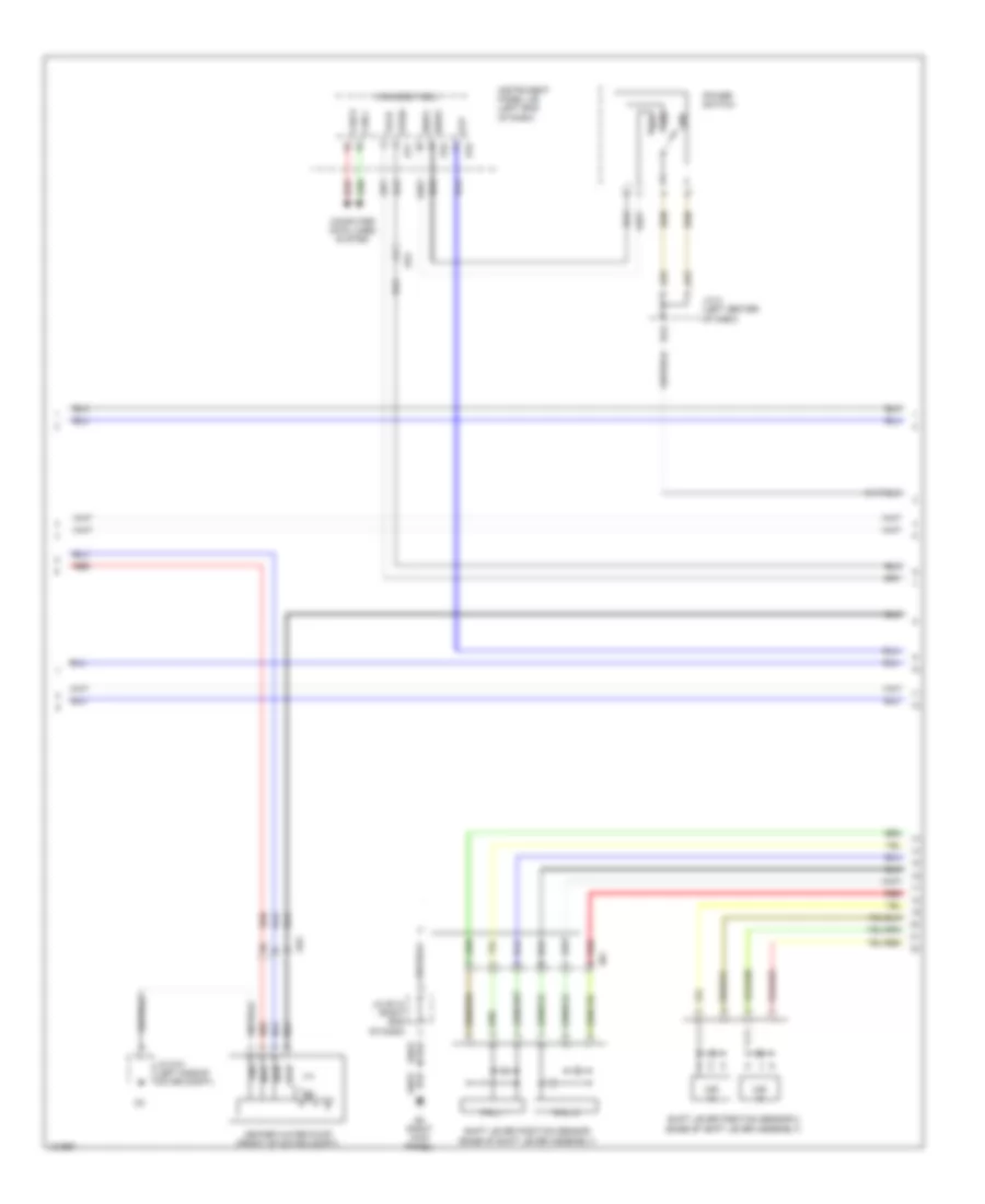 EV, Электросхема системы управления двигателем (2 из 9) для Toyota RAV4 LE 2014