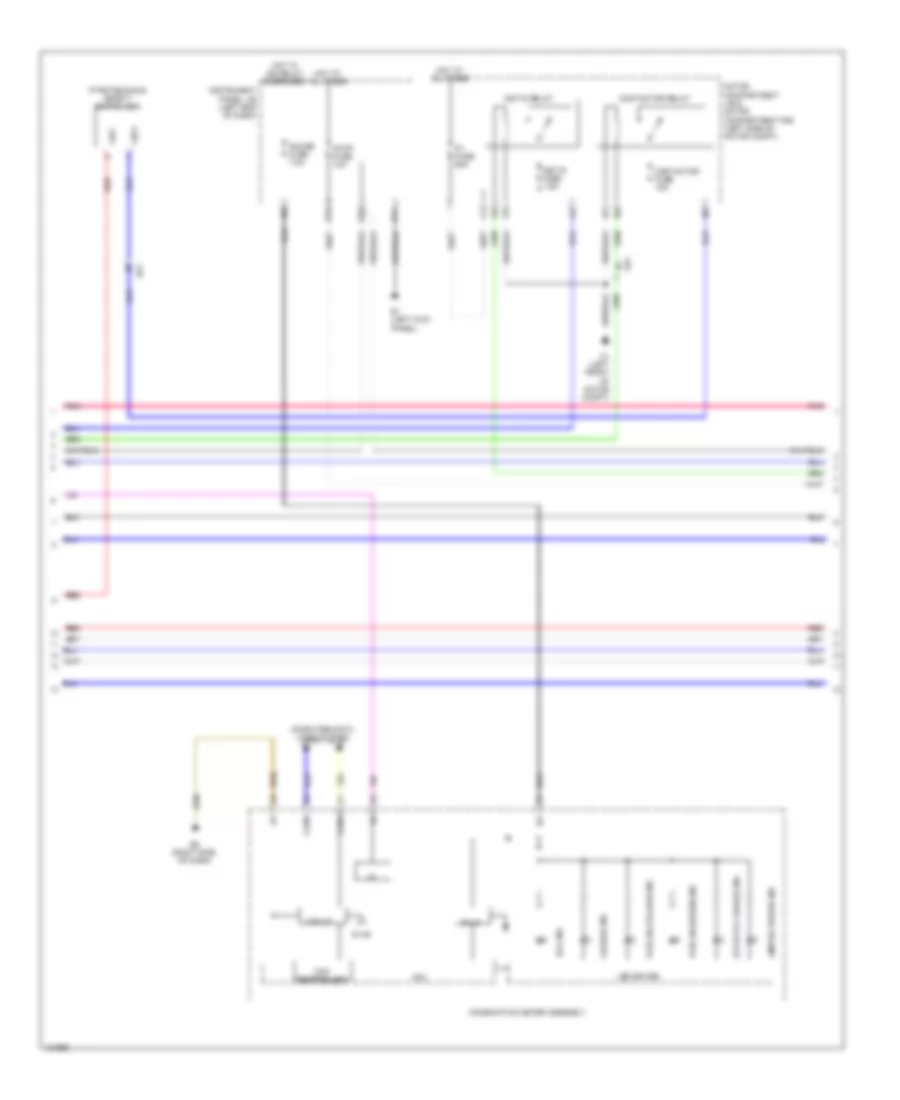 EV, Электросхема системы управления двигателем (8 из 9) для Toyota RAV4 LE 2014