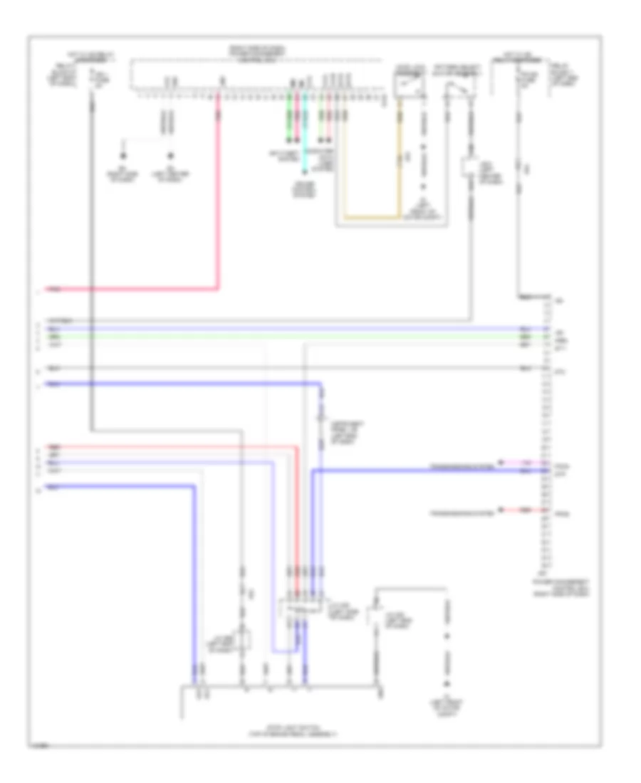 EV, Электросхема системы управления двигателем (9 из 9) для Toyota RAV4 LE 2014