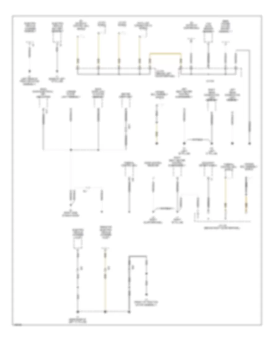 Ground Distribution Wiring Diagram, EV (4 из 4) для Toyota RAV4 LE 2014