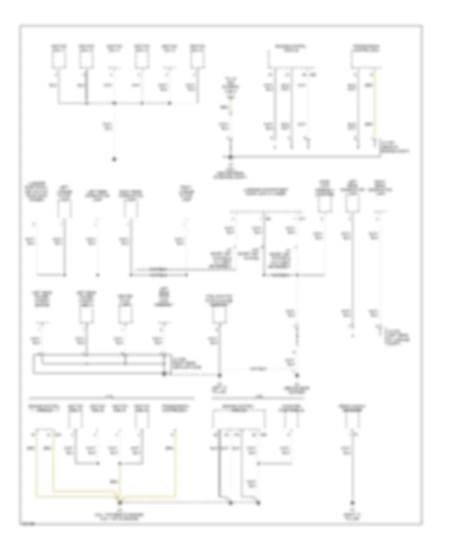 Электросхема подключение массы заземления, кроме гибрида (1 из 4) для Toyota Camry XLE 2010